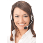 Call Center Customer Service Representative Smiling